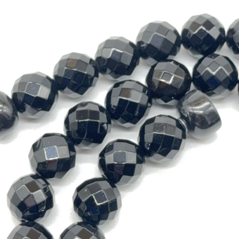 Jay King Bracelet Necklace Set Black Agate Ombre Baltic Amber 4 Strand Faceted - Picture 7 of 12